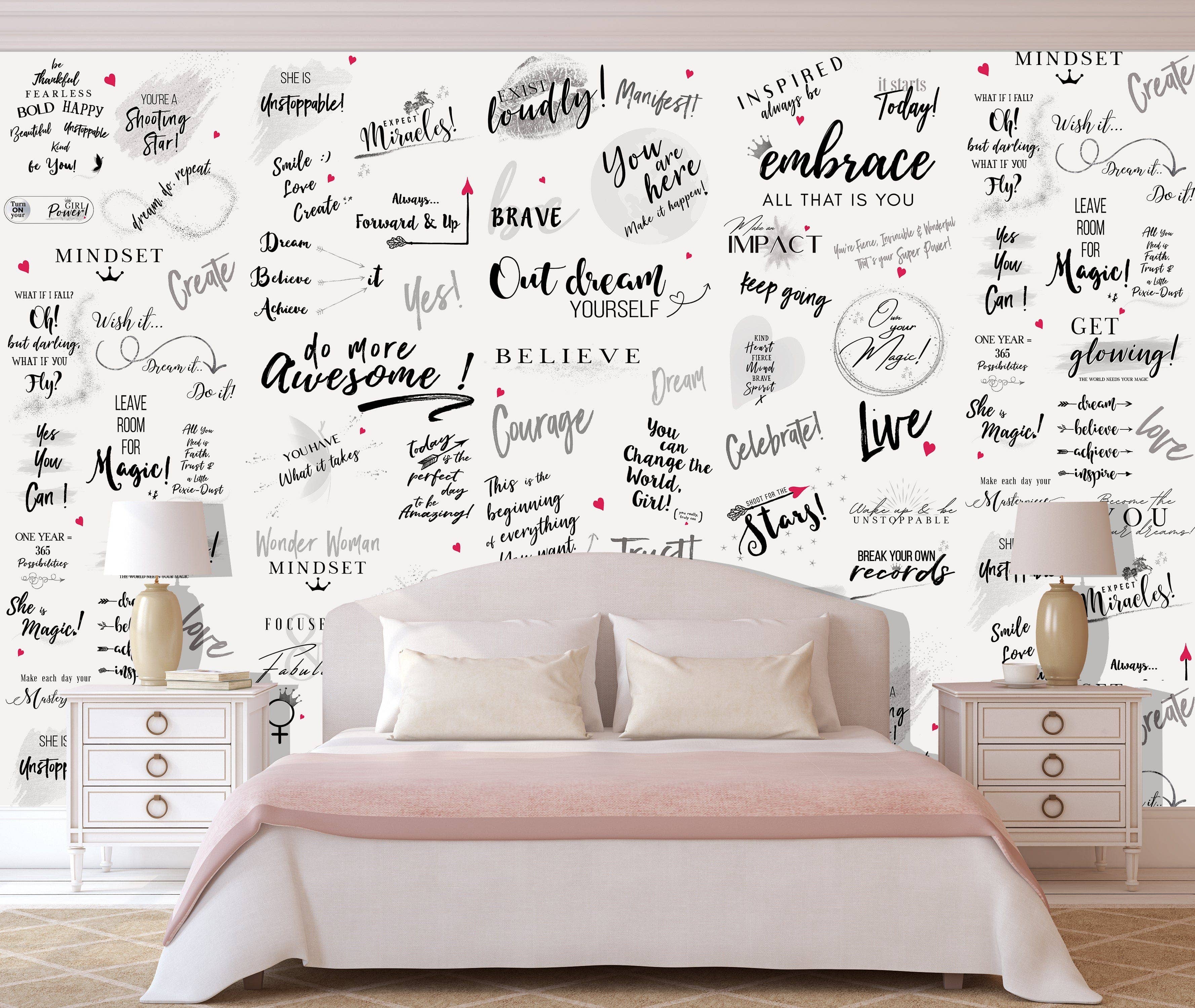 Girl Power 24/7 - Wholesale Wallpaper - Girl Power 24/7 Peel & Stick Wallpaper - Be Unstoppable! 7