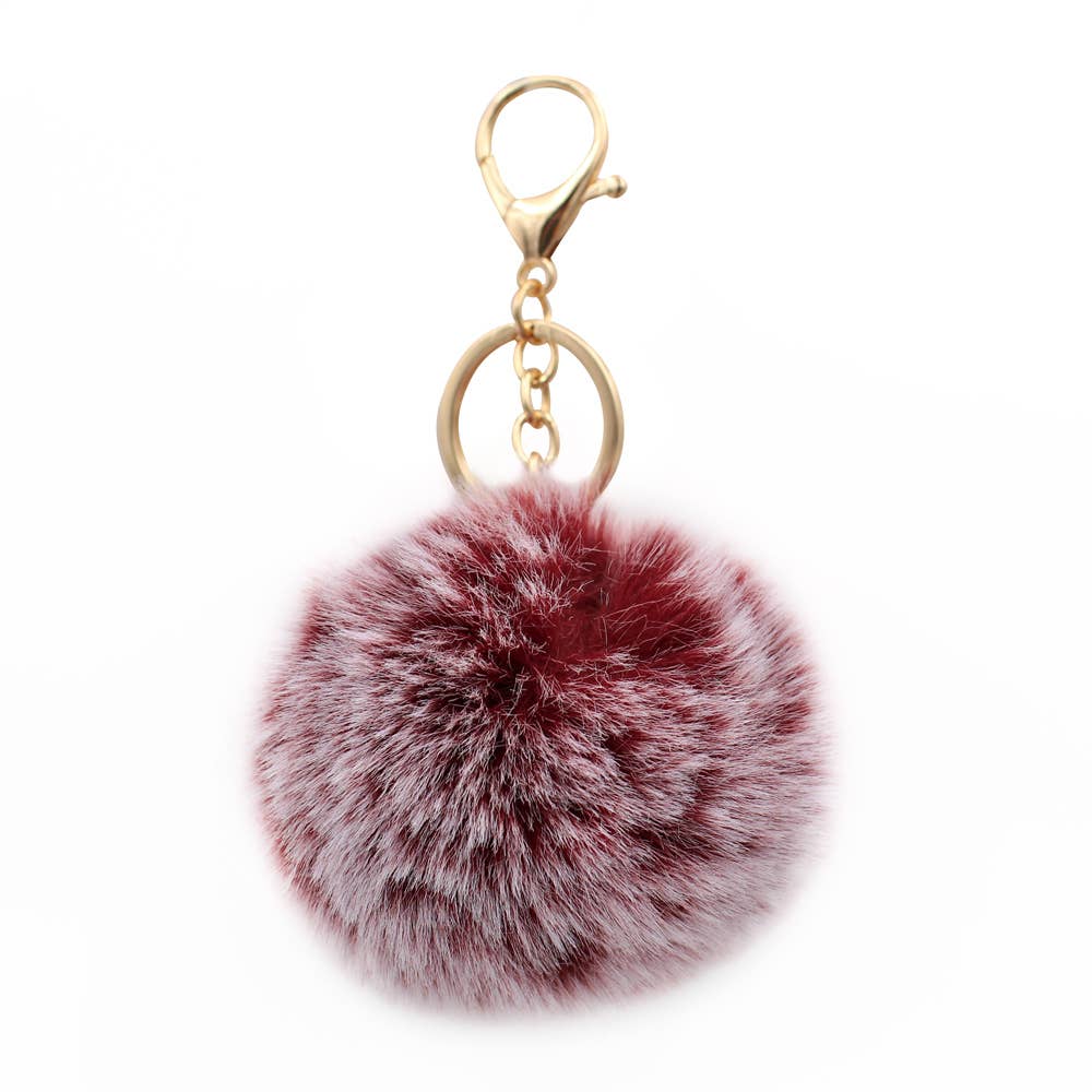 Real Sic – wholesale Keychain – Unisex – Cute Colorful Pom Pom Key chain - Fuzzy Key chain1