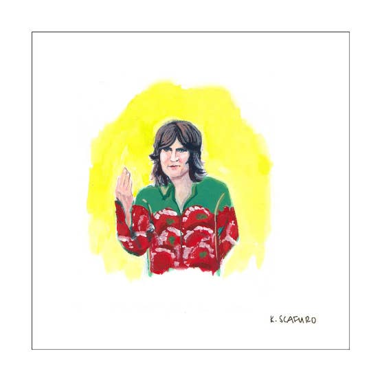Noel Fielding "Great British Baking Show" Tiny Print for wholesale by Kimmy Makes Things