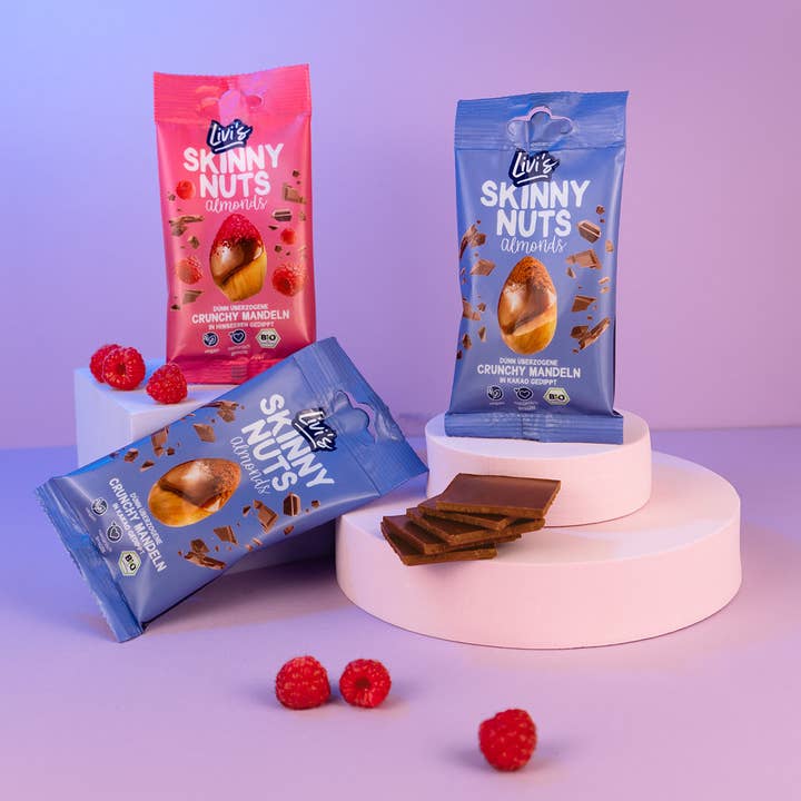 Livi's – wholesale Chokladtäckta godisar – Kampanjset rostade chokladmandlar (150 x 35g)