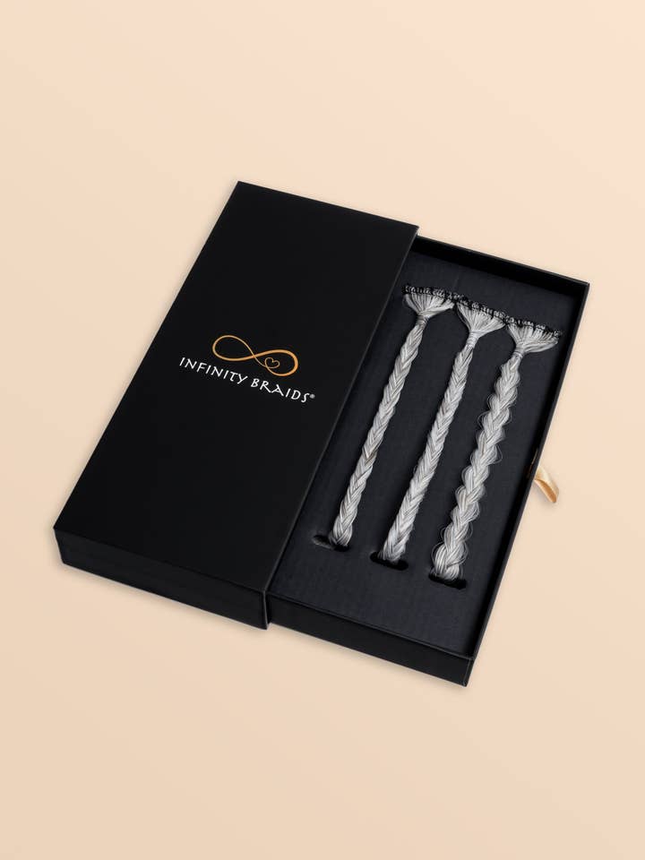 Infinity Braids® - Infinity Braidies - Iced Gold for wholesale by Infinity Braids