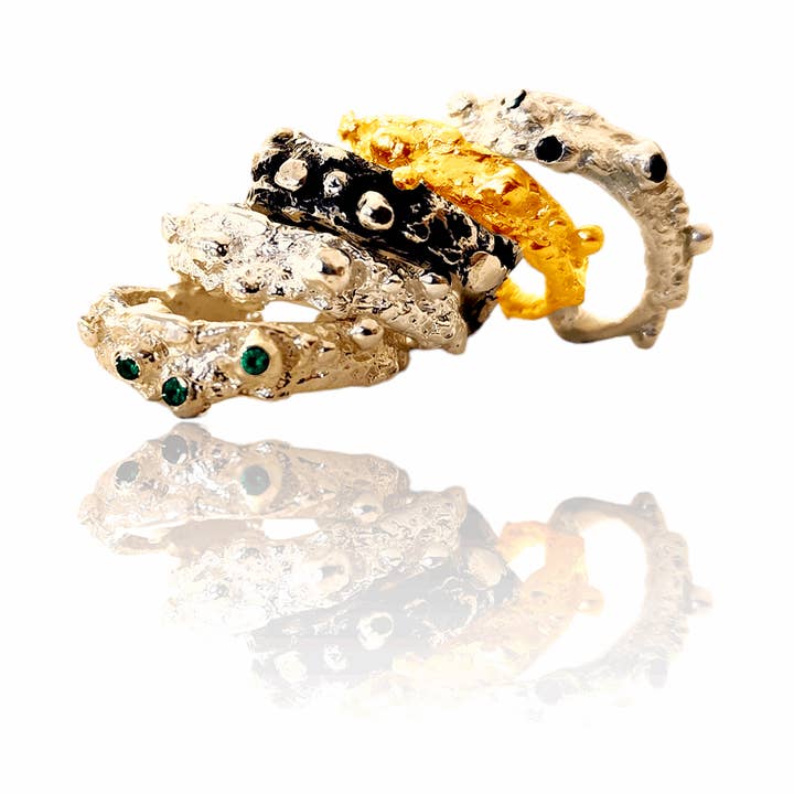 Crater Rings for wholesale by AthenArt