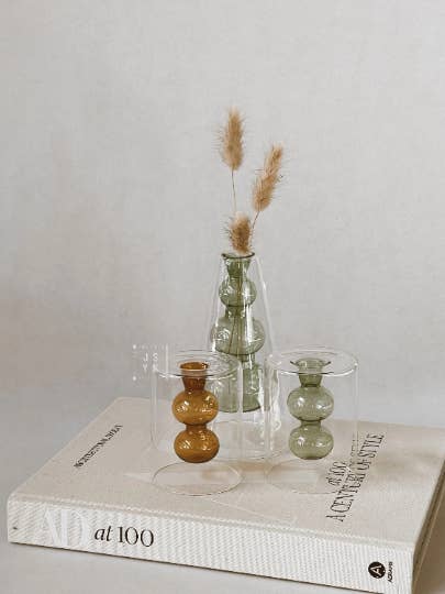 Retro Glass Vase for wholesale by Shop JSYK