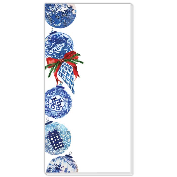 Tom Tom Holiday Asian Ornaments Stacked Large Pad for wholesale by RosanneBeck Collections