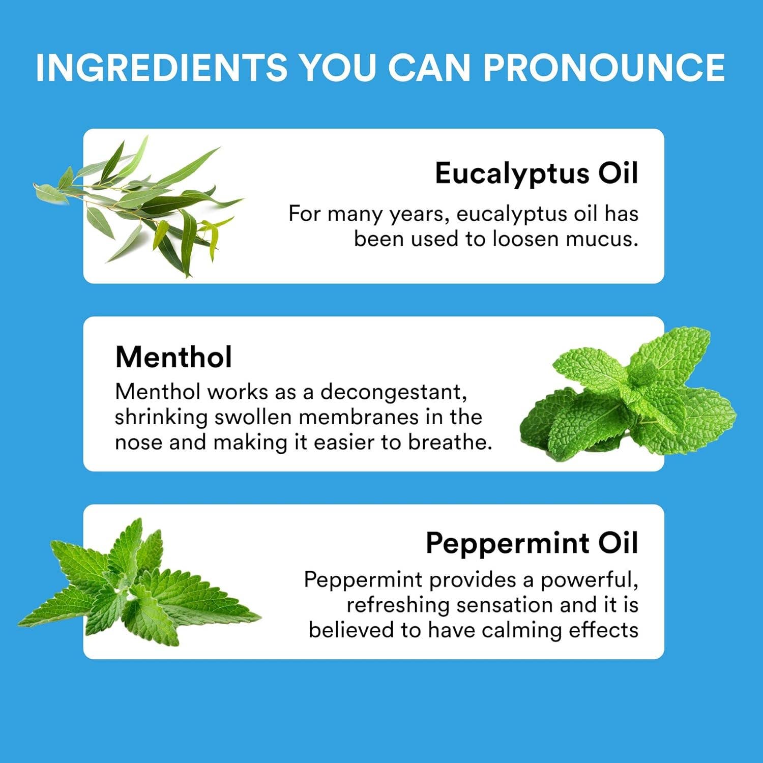 BoomBoom - Vente Bonbons à la menthe - Pack de 3 sticks nasaux Menthe4