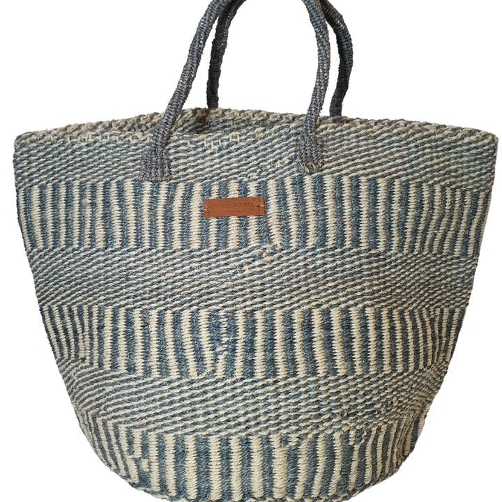 CALM HANDMADE VEGAN SISAL MARKET TOTE BAG for wholesale by SAWA SAWA