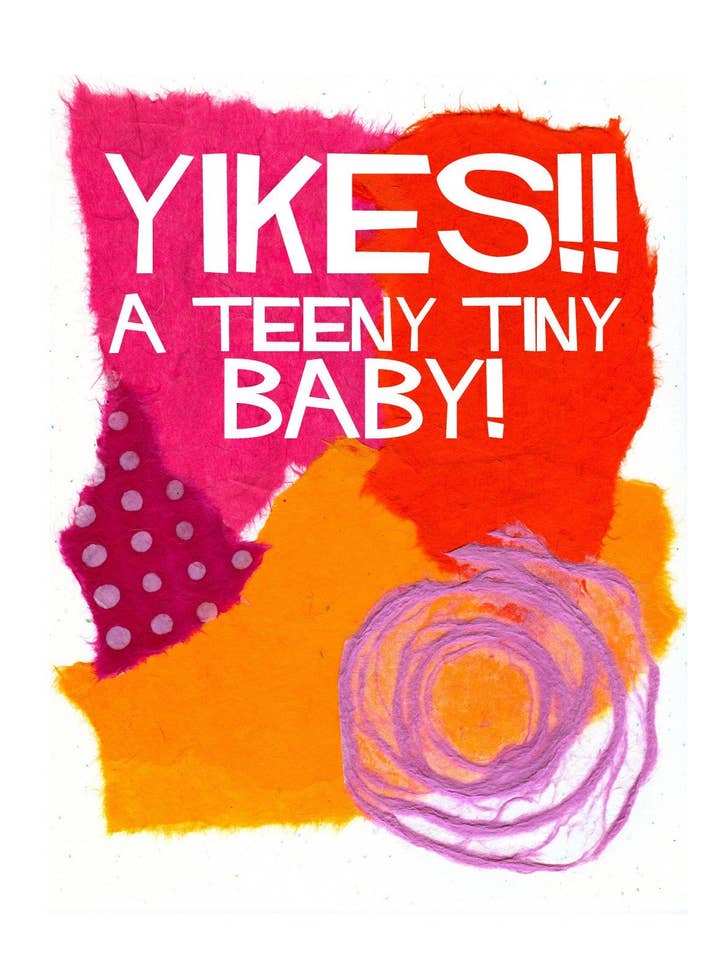 Baby Yikes - Greeting Card for wholesale by Ampersand Cards