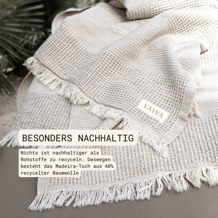 VAYVA - Wholesale Beach Towel - Towel Madeira with recycled cotton3