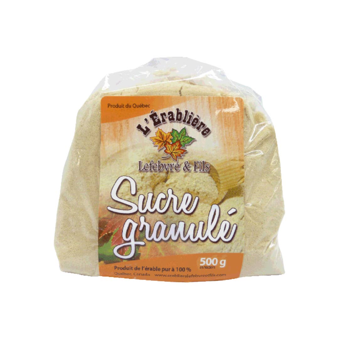 L'Érablière Lefebvre & Fils - Wholesale Sugar/Sweetener - Granulated maple sugar - 500 g