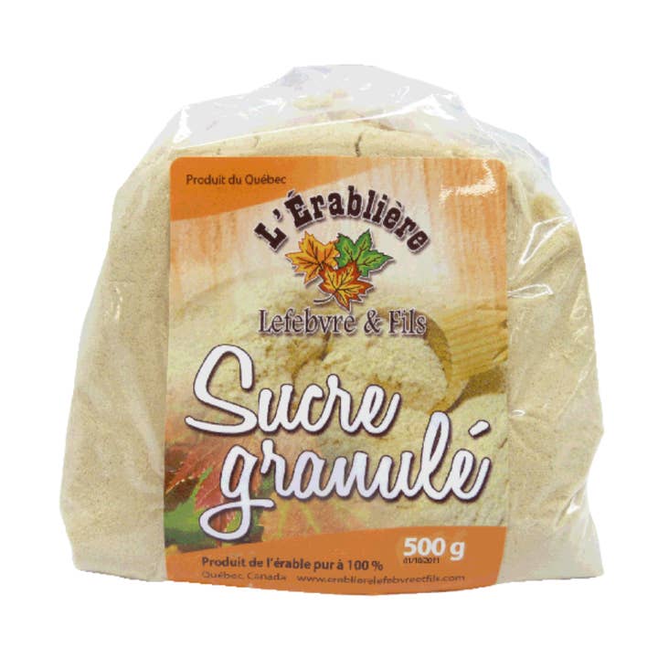 L'Érablière Lefebvre & Fils - Wholesale Sugar/Sweetener - Granulated maple sugar - 500 g0