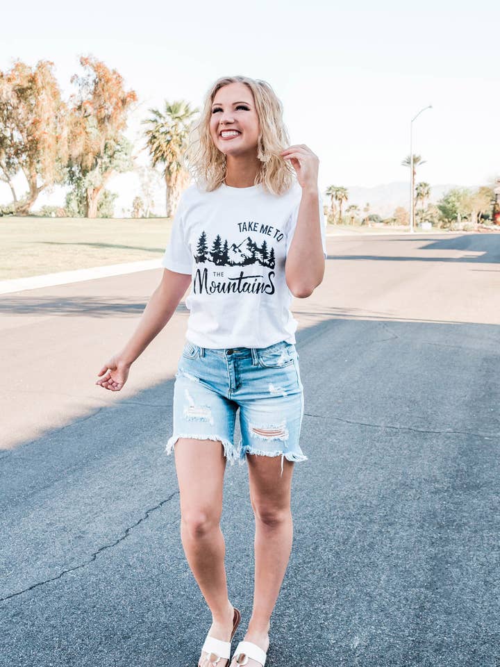 Take Me to the Mountains T-Shirt for wholesale by BAD HABIT WHOLESALE