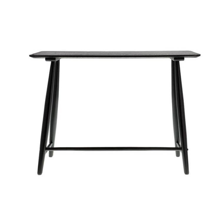 Villa - Desk Bast 100x44.5x73 cm Black Solid oak for wholesale by Forma House