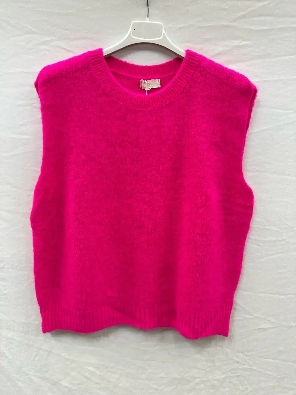 Mimi & Gogo - Wholesale Knit Sweater - Women's - Sleeveless Baby Alpaca Sweater @35552_PulSMAlpaga6