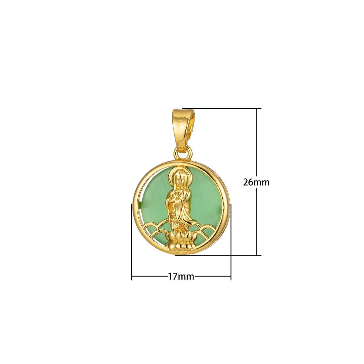 Aim Eternal – wholesale Individuell berlock/hänge – Quan Yin-hänge Buddha Kuan Yin Fint Religiöst Berlock J-296~J-3009