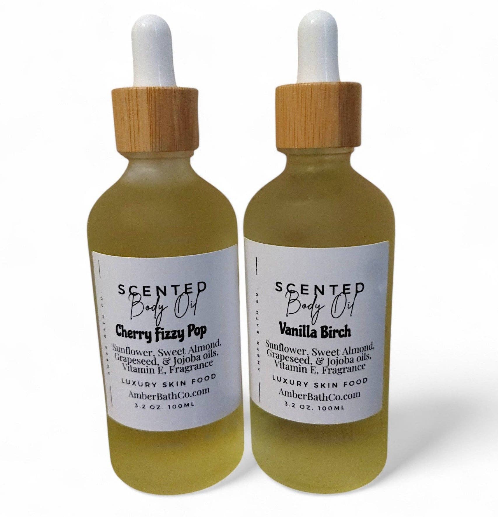 Amber Bath Co - Wholesale Bath/Body Oil - Scented Body Oil | 50 Scent Options | 3.2 oz.