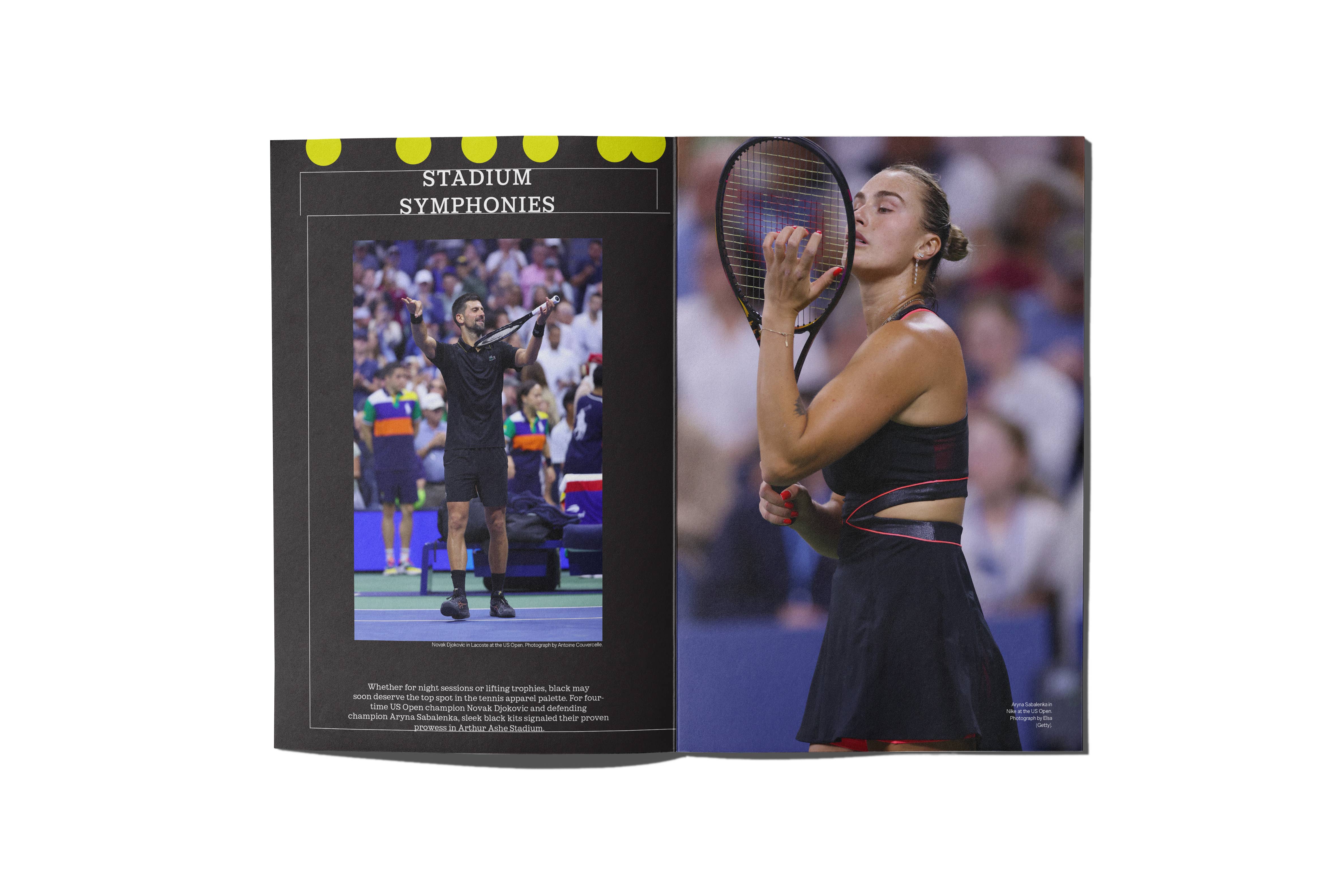 Tennis In Photographs - Wholesale Book - Adult - Tennis In Photographs "The Style Issue" Magazine2