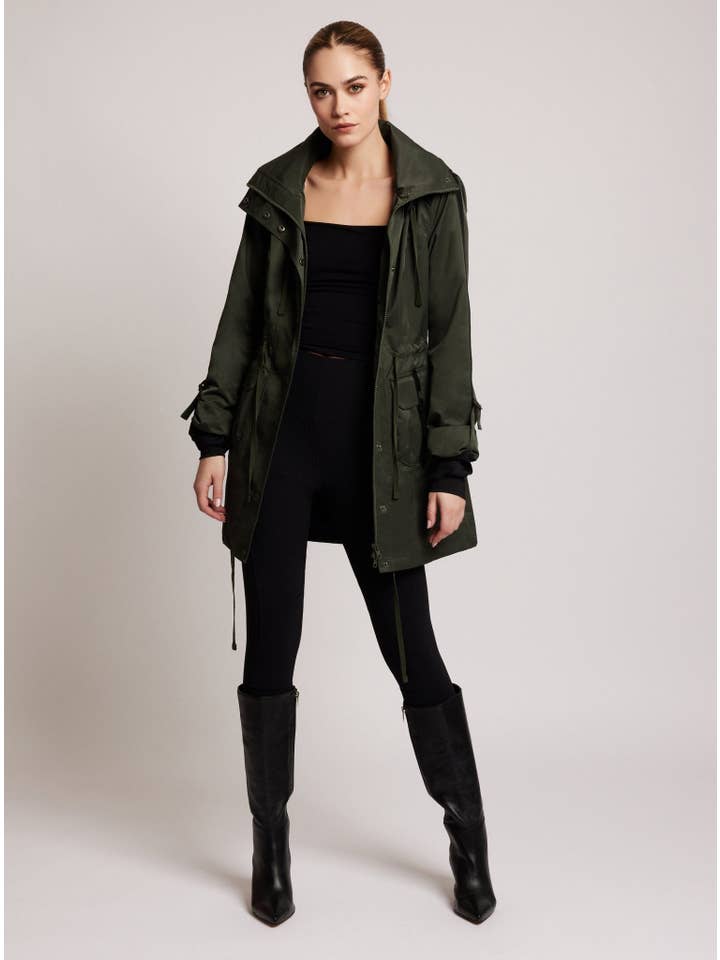 Blanc Noir - Wholesale Jacket – Women's - Classic Solid Anorak (JLS)3