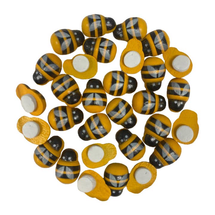 Angels Craft - Wholesale Craft Supplies - Tiny Wooden Bugs, 30-ct (2 options available)1