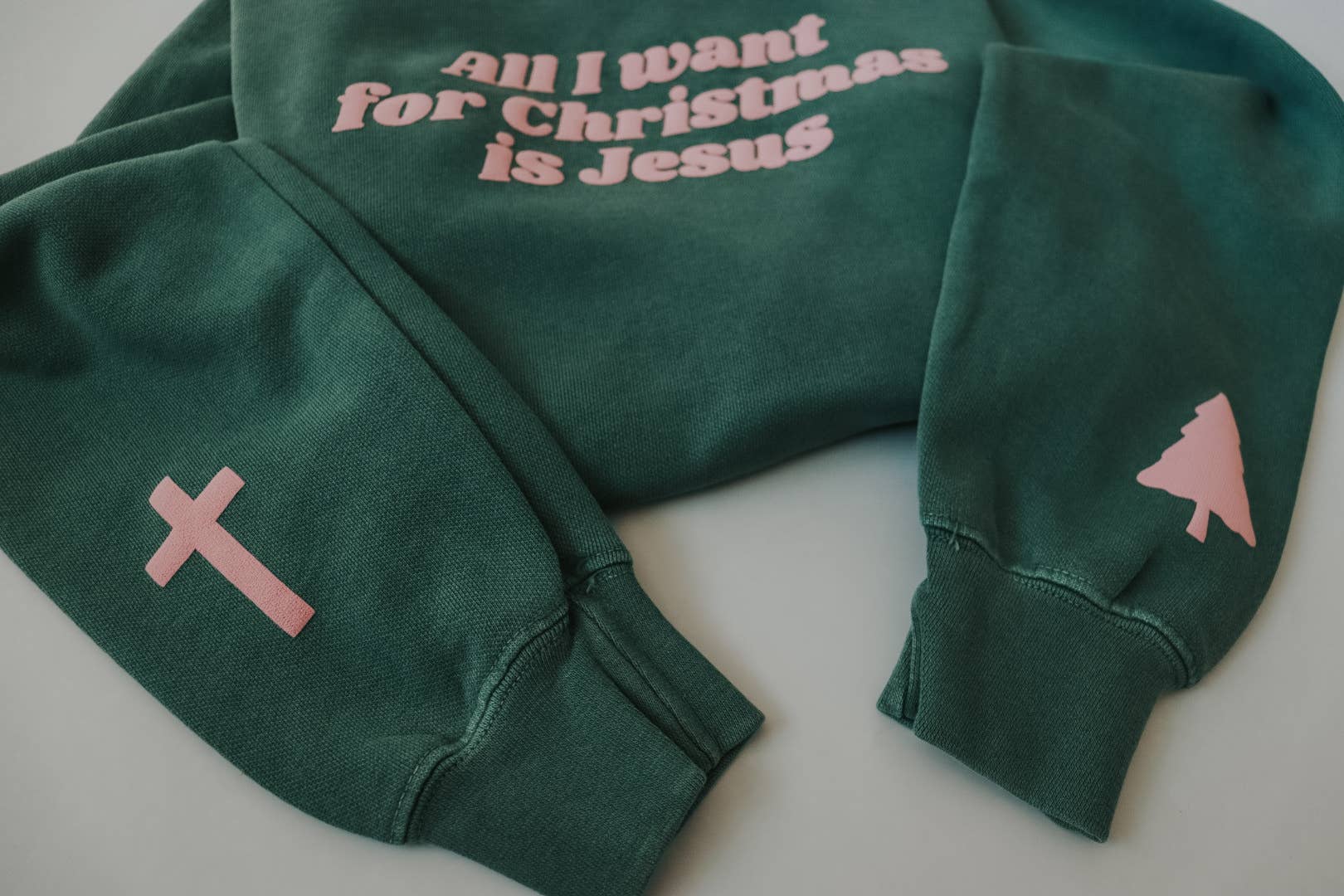 Little & Brave - Wholesale Graphic Sweatshirt - Women's - All I want for Christmas is Jesus - Adult Crewneck2