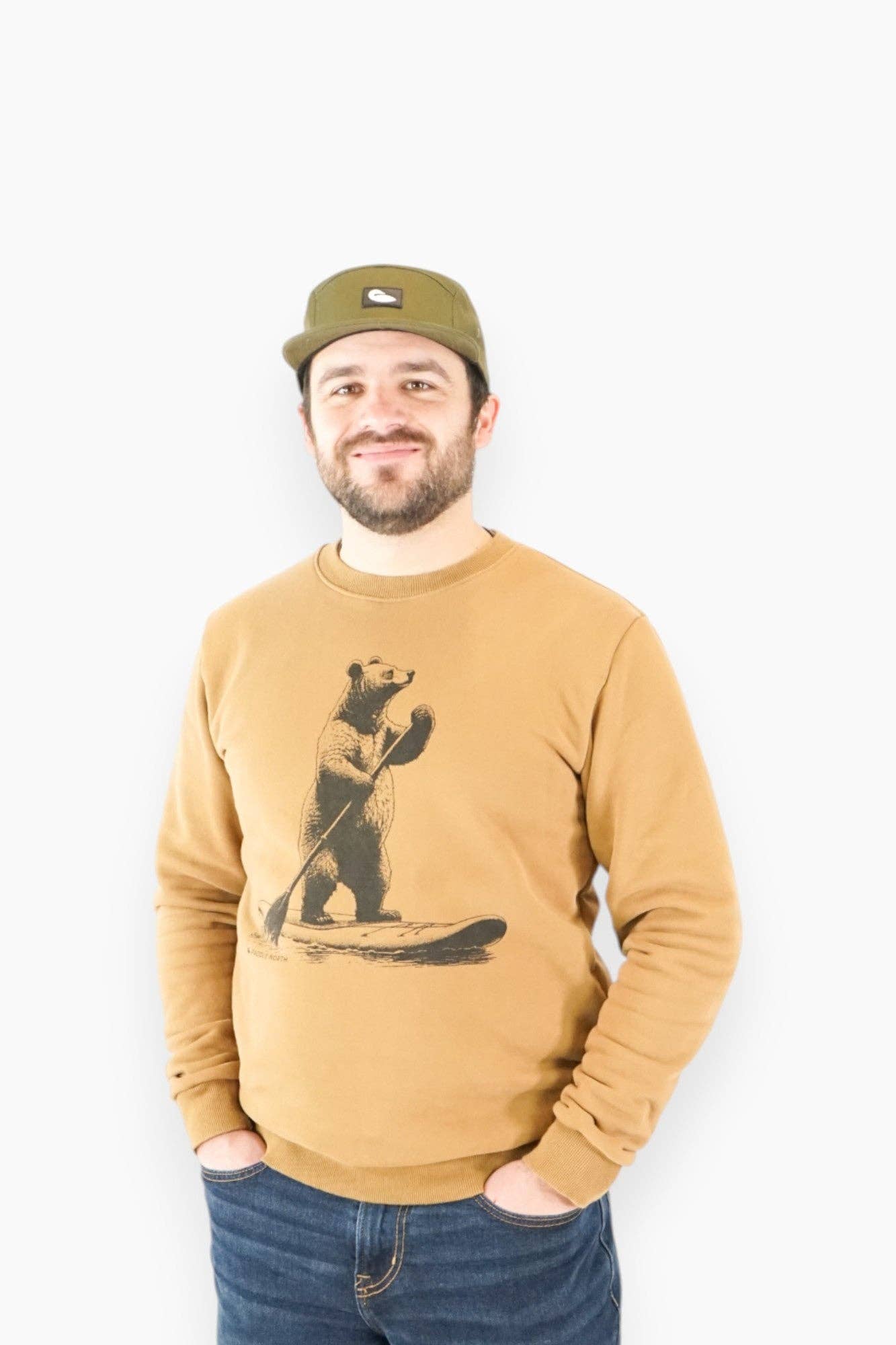 Paddle North - Wholesale Graphic Sweatshirt - Unisex - Paddle Bear Crew5
