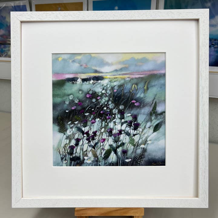 'Where the Thistle Grows' - Stampa d'Arte Edizione Aperta per la vendita all'ingrosso da parte di Emma S Davis Artist