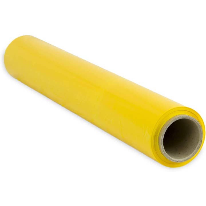 MEDEL OFFICE - Wholesale Cellophane Bag - Yellow Stretch Film 50cm x 300m for Industrial Packaging