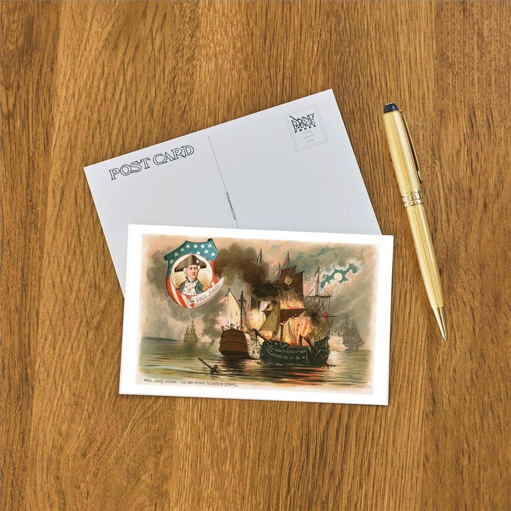 Found Image Press - Wholesale Postcard - Postcard PT-191 Naval Battle, Bon Homme Richard1