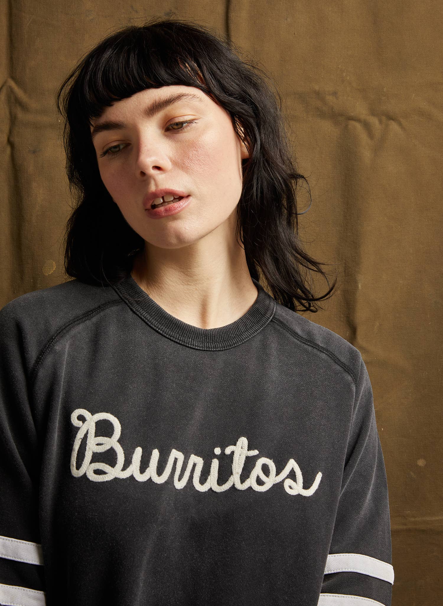 Pyknic - Venta al por mayor Sudadera estampada - Unisex - Burritos Chainstitch Cuello Redondo12