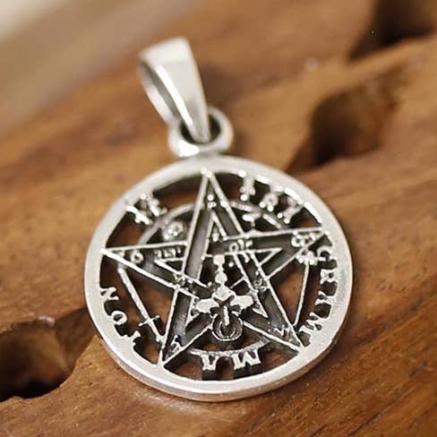 Liten Tetragrammaton (1,3 cm) - Hänge i 925 silver för wholesale av Ethike.eu