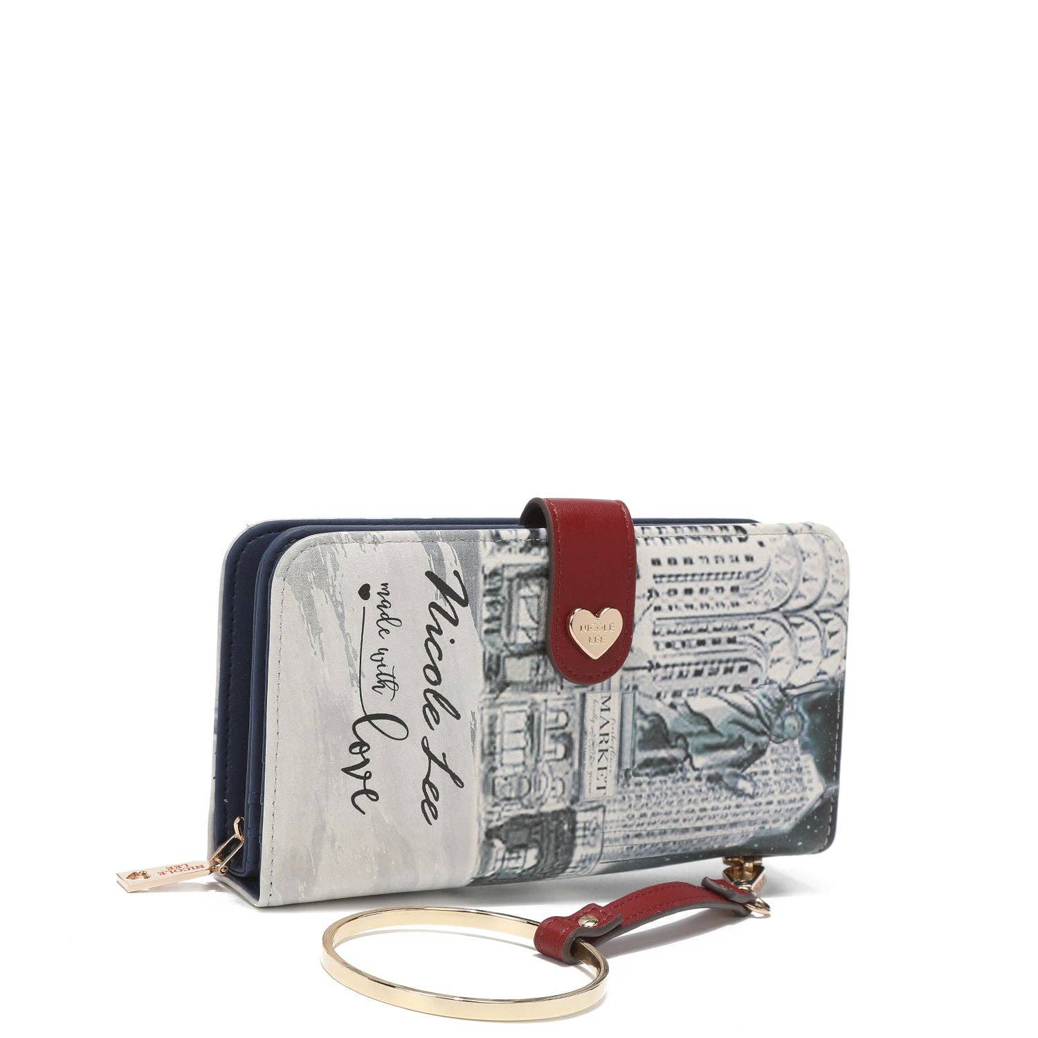 Nicole Lee – Carteira - Mulher por atacado – CARTERA IMPRESA MODA CON CREMALLERA58