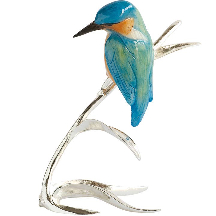 Kingfisher Decorative Ornamental Bird Wildlife Figurine for wholesale by Nature's Realms
