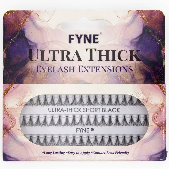Fine Lines (UK) Ltd - Wholesale False/Fake Eyelashes - Ultra Thick Individual Eyelash Extensions - SHORT 626-01