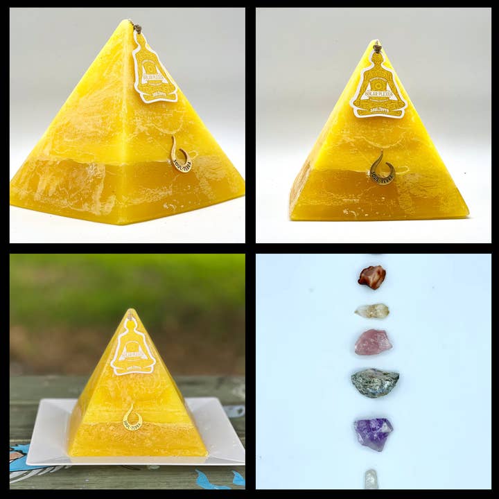 Soul-Terra – Großhandel Stumpenkerze – Soul-Terra Chakra-Kerzen, 7-tlg.
