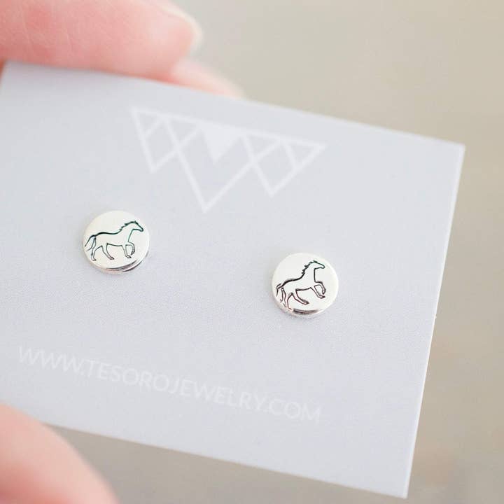 Tesoro Jewelry – wholesale Solitärörhängen – Häst örhängen