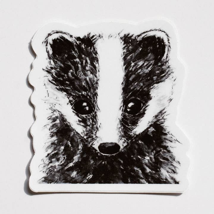 Badger Vinyl klistermärke för wholesale av WLDFLWR Studio