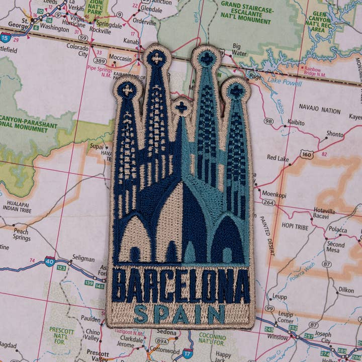 Barcelona Spain Patch for wholesale by Vagabond Heart