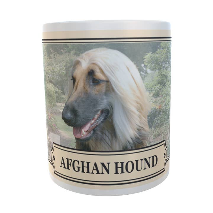 Afghan Hound Dog Breed Mug – Sleek and Durable for wholesale by Ashbys Wholesale LTD