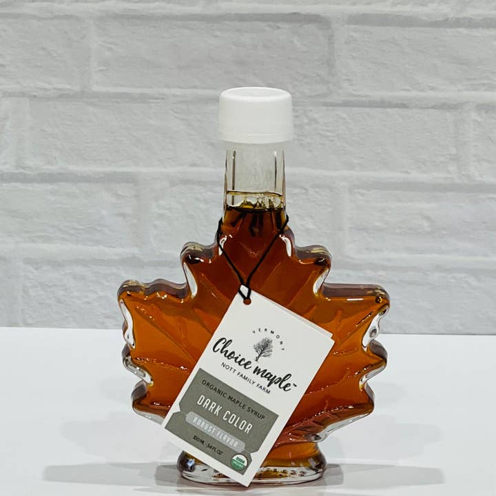Choice Maple - Wholesale Maple Syrup - Organic Maple Syrup, 12 Case Glass Leaf