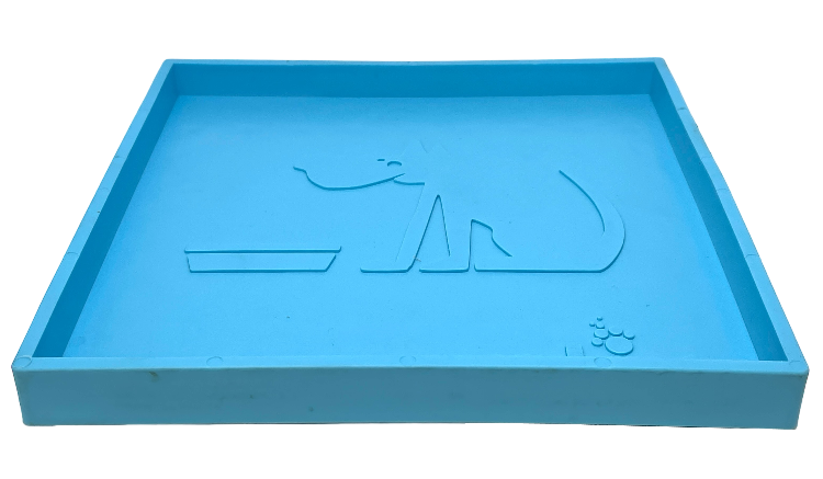 Light Blue Hold 'em Suction Cup Holder for eBowls, eTrays, and eMats for wholesale on Faire4