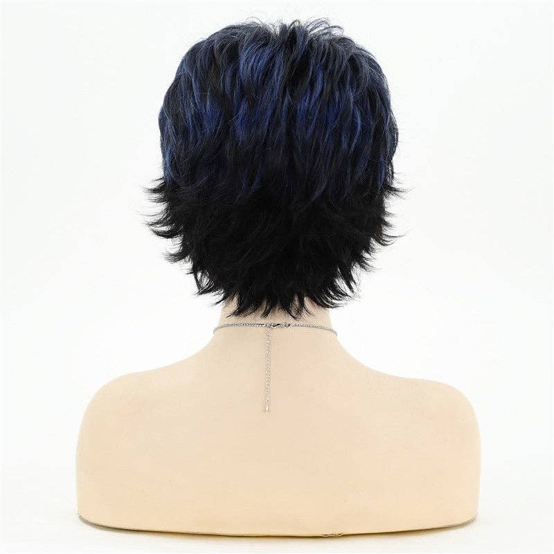 FurDecoration - Vente Perruque/extensions - Perruque Synthétique Courte Bouclée avec Bonnet5