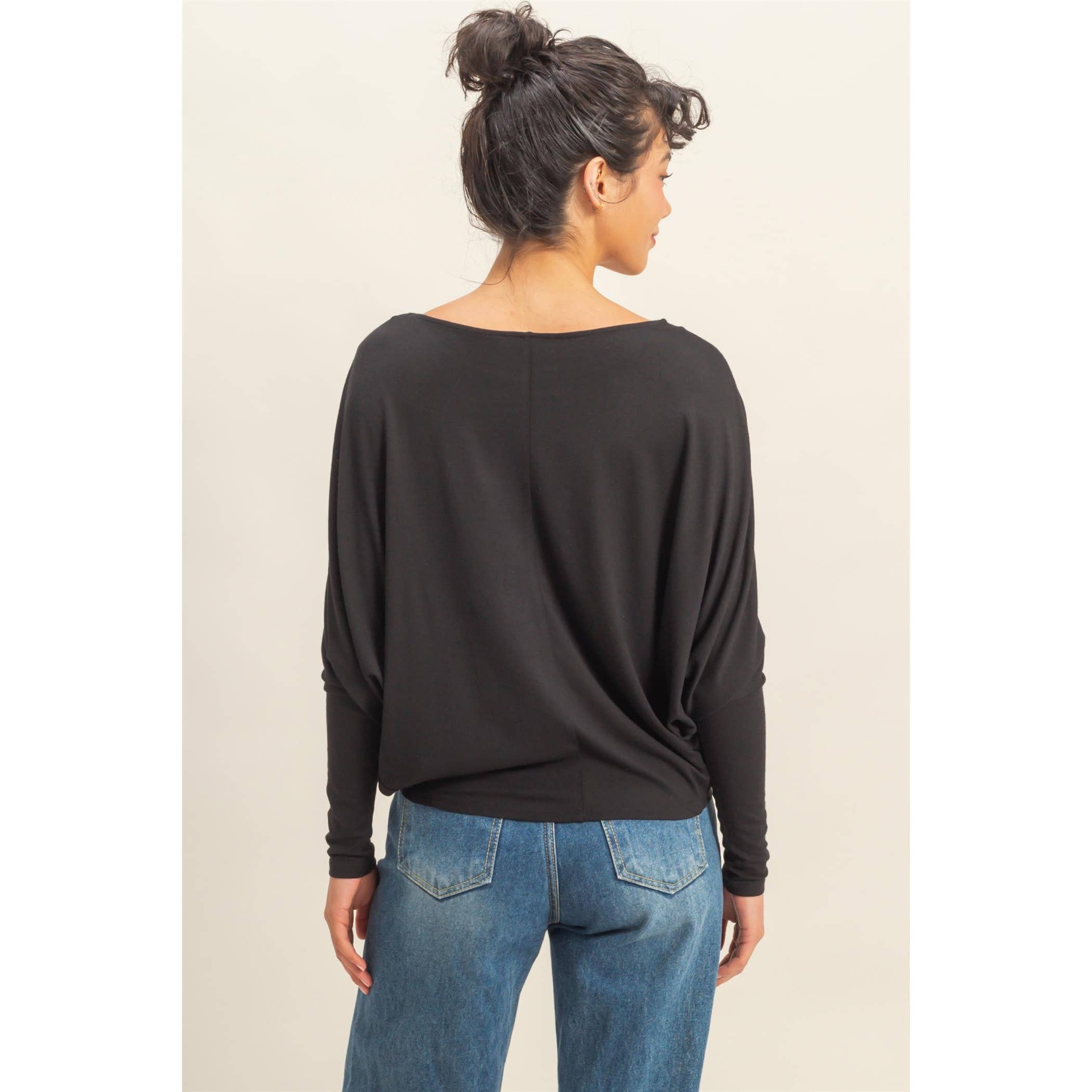 HYFVE – wholesale Stickad topp - Dam – Dolman Långärmad Topp6