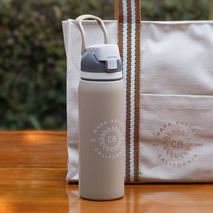 Mercantile 12 - Wholesale Water Bottle - Custom  BURST Flip 27 Oz Stainless Water Bottle0