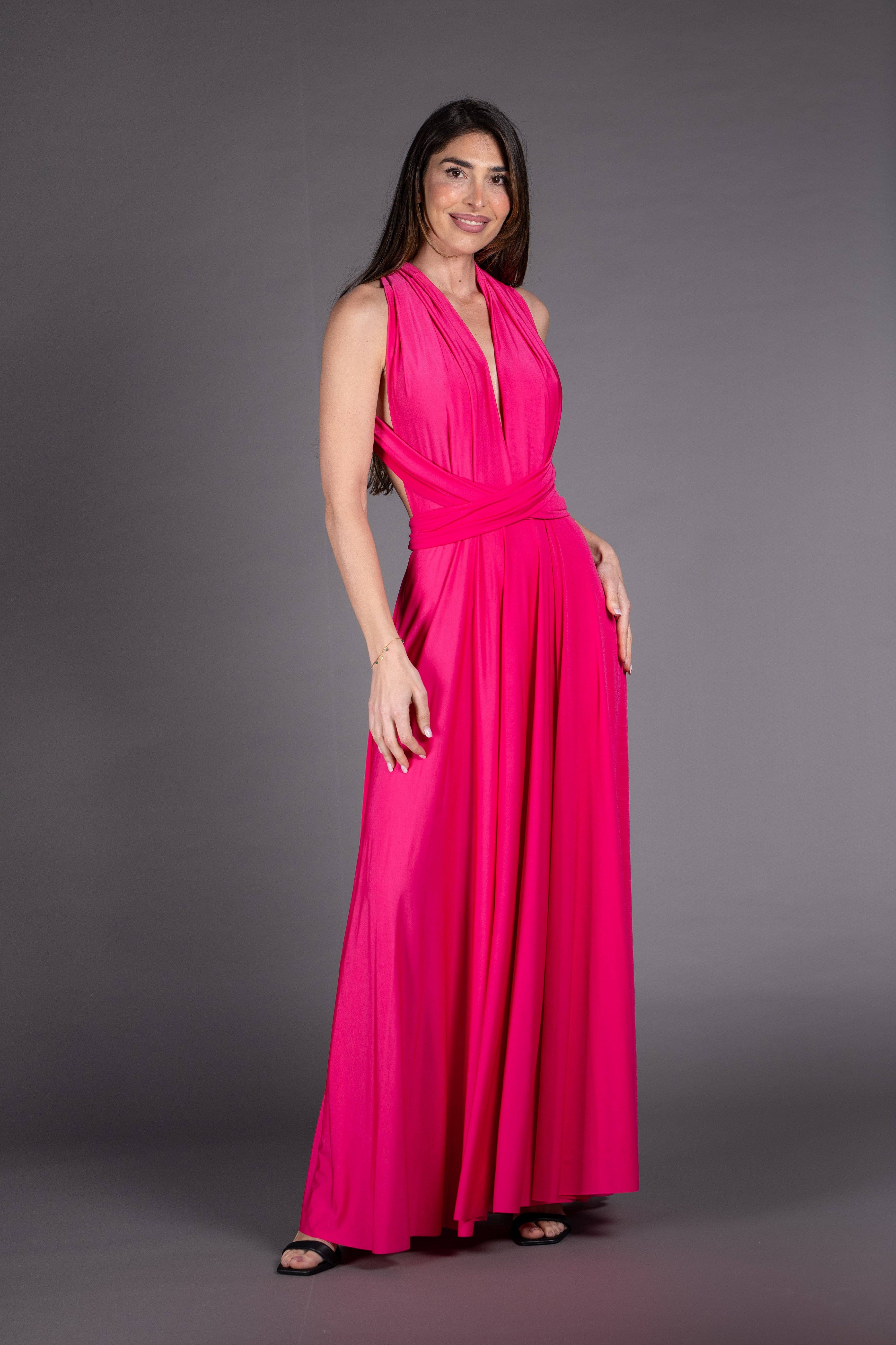 Julie d orleac – Vestido - Mulher por atacado – Vestido multiuso liso1