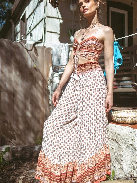 Printed Top And Pants Set for wholesale by ILLA ILLA