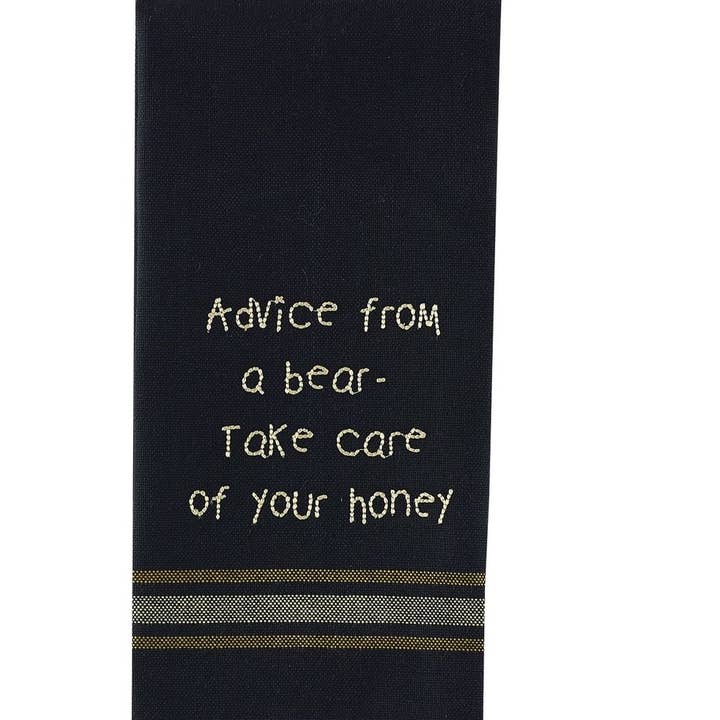 Advice From A - Bear Dishtowel for wholesale by Park Designs