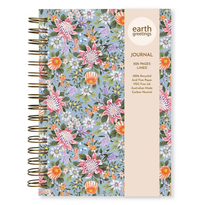 Earth Greetings - Wholesale Journal/Diary - A5 Journal (Lined) - Abundance