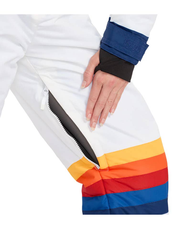 Tipsy Elves - Wholesale Ski Suit - Women's - Women's Colorpop Powder Snow Suit - Retro Stripe Ski Suit