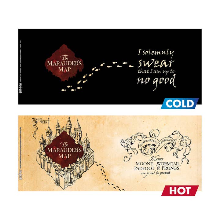 Mimi Imports - Harry Potter – wholesale Coffee mug – HARRY POTTER – MARAUDER’S MAP HEAT CHANGING MUG (16 OZ)