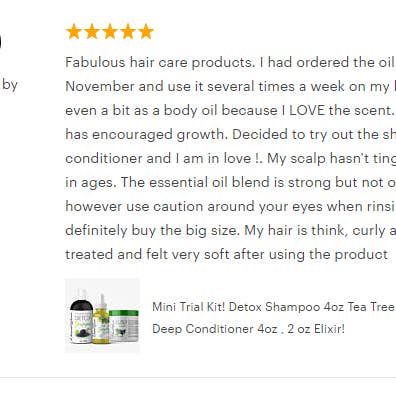 Nature's Lab - Natural Sisters - Wholesale Haircare Set/Kit - Mini Growth Kit!5