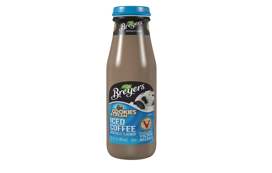 L&F Universal Goods - Vente Café glacé/infusion à froid - Café glacé Breyers Cookies N Creme 12/13,7 oz0
